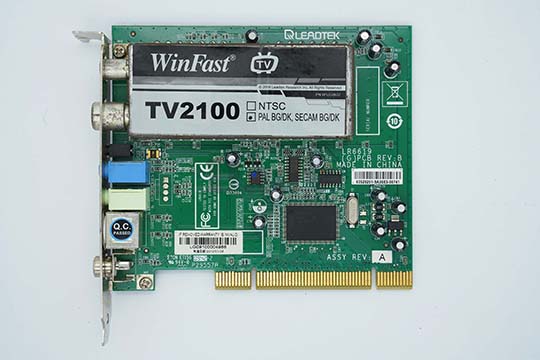 丽台Winfast TV2100 电视卡（NXP SAA7130HL芯片）